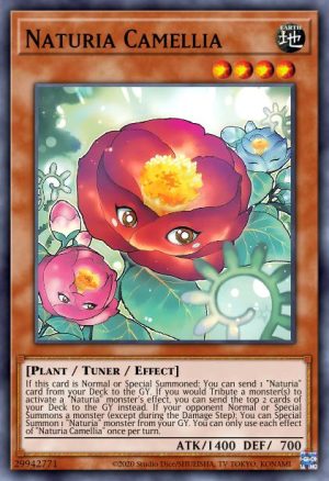 Naturia Camellia - (Dueling Heroes Tin) - (MP23-EN171) - (Super Rare)