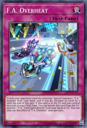 F.A. Overheat - (2019 Gold Sarcophagus Tin Mega Pack) - (MP19-EN064) - (Common)