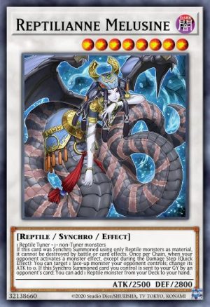 Reptilianne Melusine - (Burst of Destiny) - (BODE-EN043) - (Super Rare)