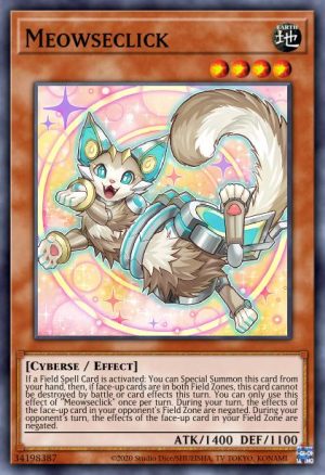 Meowseclick - (2022 Tin of the Pharaoh's Gods) - (MP22-EN207) - (Common)