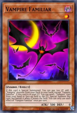 Vampire Familiar - (2019 Gold Sarcophagus Tin Mega Pack) - (MP19-EN233) - (Common)
