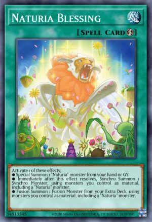 Naturia Blessing - (Dueling Heroes Tin) - (MP23-EN204) - (Ultra Rare)