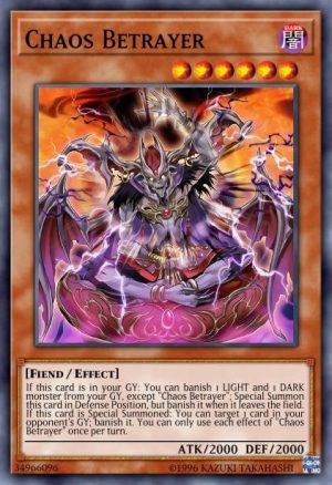 Chaos Betrayer - (2020 Tin of Lost Memories Mega Pack) - (MP20-EN060) - (Common)