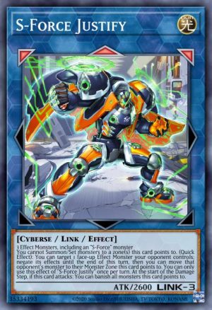 S-Force Justify - (Blazing Vortex) - (BLVO-EN048) - (Ultra Rare)