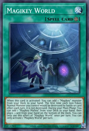 Magikey World - (Dawn of Majesty) - (DAMA-EN057) - (Ultra Rare)