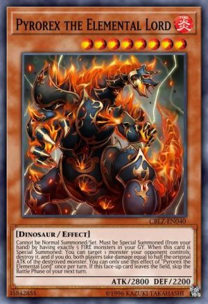 Pyrorex the Elemental Lord - (Battles of Legend Relentless Revenge) - (BLRR-EN069) - (Ultra Rare)
