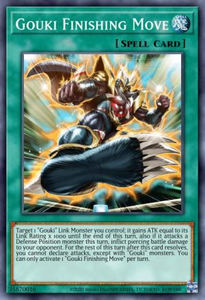 Gouki Finishing Move - (2022 Tin of the Pharaoh's Gods) - (MP22-EN185) - (Super Rare)