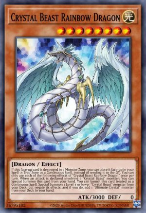 Crystal Beast Rainbow Dragon - (Ghosts From the Past The 2nd Haunting) - (GFP2-EN001) - (Ultra Rare)