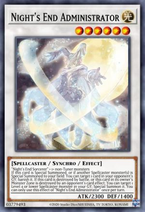 Night's End Administrator - (Dawn of Majesty) - (DAMA-EN083) - (Super Rare)