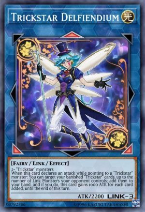 Trickstar Delfiendium - (2019 Gold Sarcophagus Tin Mega Pack) - (MP19-EN023) - (Common)