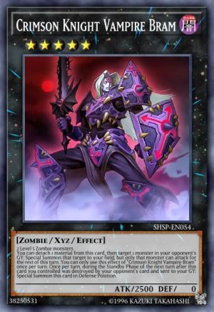 Crimson Knight Vampire Bram - (Dark Saviors) - (DASA-EN013) - (Super Rare)