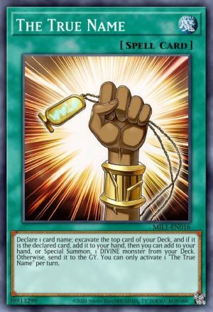 The True Name - (Egyptian God Deck Slifer the Sky Dragon) - (EGS1-EN030) - (Common)