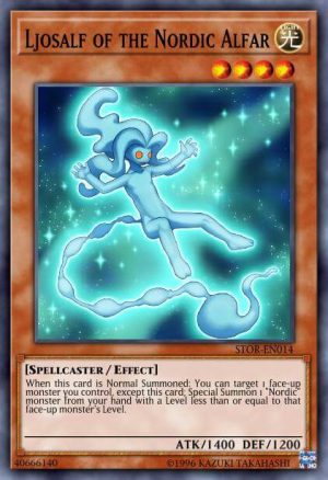 Ljosalf of the Nordic Alfar - (Legendary Hero Decks) - (LEHD-ENB06) - (Common)