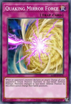 Quaking Mirror Force - (Breakers of Shadow) - (BOSH-EN076) - (Ultra Rare)