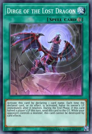 Dirge of the Lost Dragon - (Dark Neostorm) - (DANE-EN063) - (Super Rare)