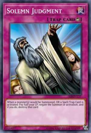 Solemn Judgment - (Gold Series Haunted Mine) - (GLD5-EN045) - (Ghost/Gold Rare)