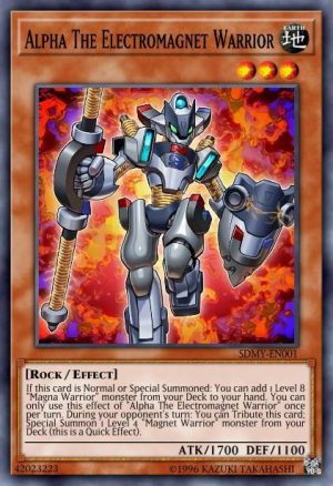 Alpha The Electromagnet Warrior - (Structure Yugi Muto) - (SDMY-EN001) - (Super Rare)