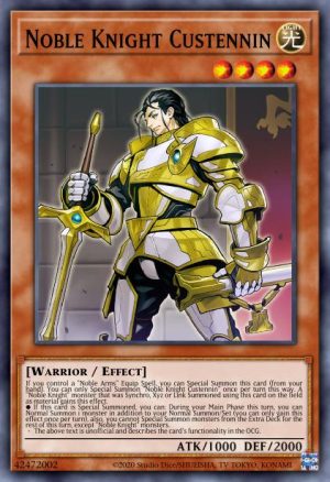 Noble Knight Custennin - (Dueling Heroes Tin) - (MP23-EN275) - (Common)