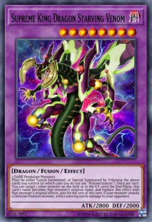 Supreme King Dragon Starving Venom - (Code of the Duelist) - (COTD-EN038) - (Rare)