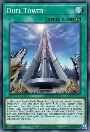 Duel Tower - (2022 Tin of the Pharaoh's Gods) - (MP22-EN269) - (Prismatic Secret Rare)