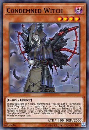Condemned Witch - (Egyptian God Deck Obelisk the Tormentor) - (EGO1-EN019) - (Common)