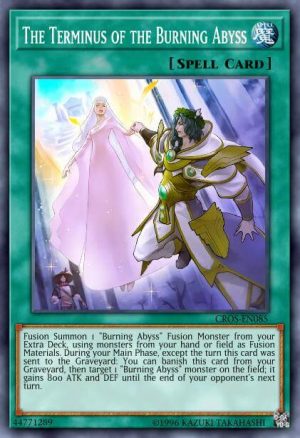 The Terminus of the Burning Abyss - (Premium Gold Infinite Gold) - (PGL3-EN088) - (Gold Rare)
