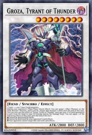 Groza, Tyrant of Thunder - (Battle of Chaos) - (BACH-EN097) - (Common)