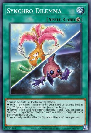 Synchro Dilemma - (Legendary Duelists Synchro Storm) - (LED8-EN026) - (Rare)