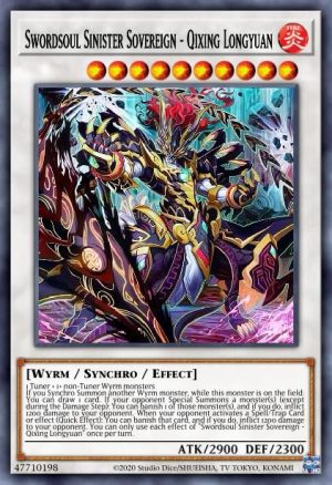 Swordsoul Sinister Sovereign - Qixing Longyuan - (Magnificent Mavens) - (MAMA-EN040) - (Ultra Rare)