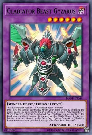 Gladiator Beast Gyzarus - (Premium Gold Return of the Bling) - (PGL2-EN079) - (Gold Rare)