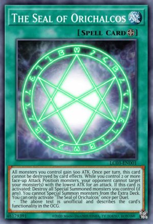 The Seal of Orichalcos - (LC 3 Yugi's World) - (LC03-EN001) - (Ultra Rare)