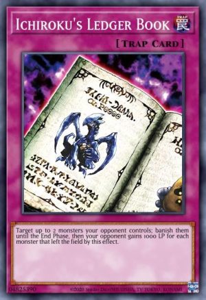 Ichiroku's Ledger Book - (Dueling Heroes Tin) - (MP23-EN108) - (Common)