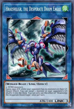 Hraesvelgr, the Desperate Doom Eagle - (2020 Tin of Lost Memories Mega Pack) - (MP20-EN141) - (Common)