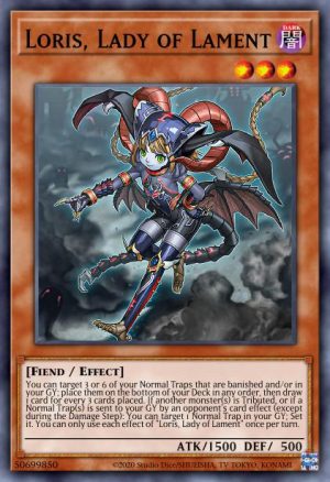 Loris, Lady of Lament - (Power of the Elements) - (POTE-EN092) - (Super Rare)