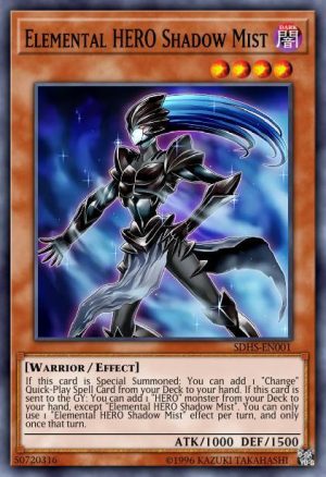 Elemental HERO Shadow Mist - (Legendary Hero Decks) - (LEHD-ENA15) - (Common)