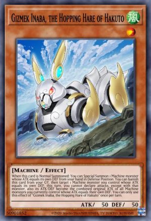 Gizmek Inaba, the Hopping Hare of Hakuto - (2022 Tin of the Pharaoh's Gods) - (MP22-EN130) - (Common)