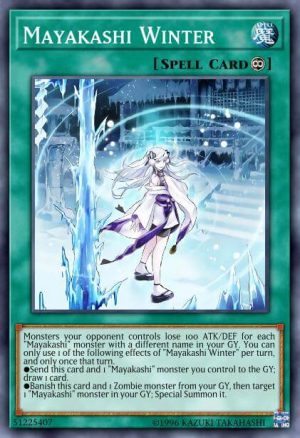 Mayakashi Winter - (Dark Neostorm) - (DANE-EN057) - (Super Rare)