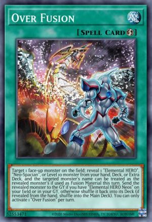Over Fusion - (Dueling Heroes Tin) - (MP23-EN137) - (Ultra Rare)