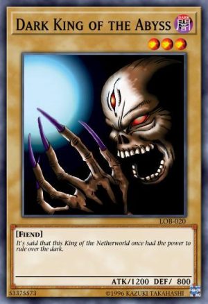 Dark King of the Abyss - (Legend of Blue Eyes White Dragon) - (LOB-EN020) - (Common)