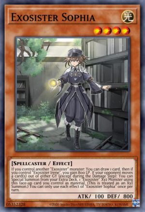 Exosister Sophia - (Dueling Heroes Tin) - (MP23-EN255) - (Prismatic Secret Rare)