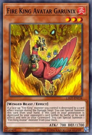 Fire King Avatar Garunix - (Lord of the Tachyon Galaxy) - (LTGY-EN034) - (Common)