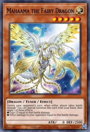 Mahaama the Fairy Dragon - (2021 Tin of Ancient Battles) - (MP21-EN218) - (Ultra Rare)