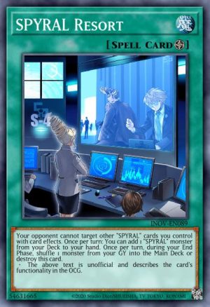 SPYRAL Resort - (Invasion Vengeance) - (INOV-EN089) - (Super Rare)
