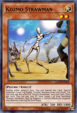 Kozmo Strawman - (Premium Gold Infinite Gold) - (PGL3-EN028) - (Gold Secret Rare)