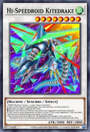 Hi-Speedroid Kitedrake - (Battles of Legend Hero's Revenge) - (BLHR-EN044) - (Secret Rare)