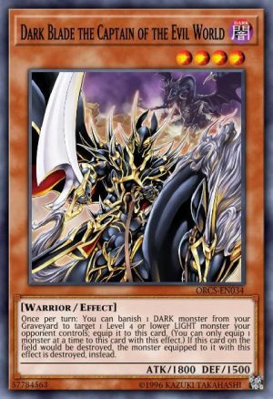 Dark Blade the Captain of the Evil World - (Order of Chaos) - (ORCS-EN034) - (Rare)