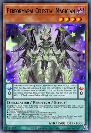 Performapal Celestial Magician - (Legendary Duelists Magical Hero) - (LED6-EN045) - (Super Rare)