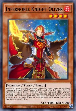 Infernoble Knight Oliver - (Rise of the Duelist) - (ROTD-EN014) - (Super Rare)