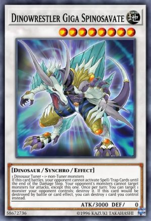 Dinowrestler Giga Spinosavate - (Dark Neostorm) - (DANE-EN034) - (Rare)