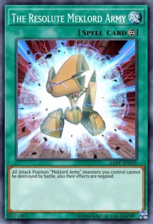 The Resolute Meklord Army - (Legendary Duelists Rage of Ra) - (LED7-EN050) - (Common)